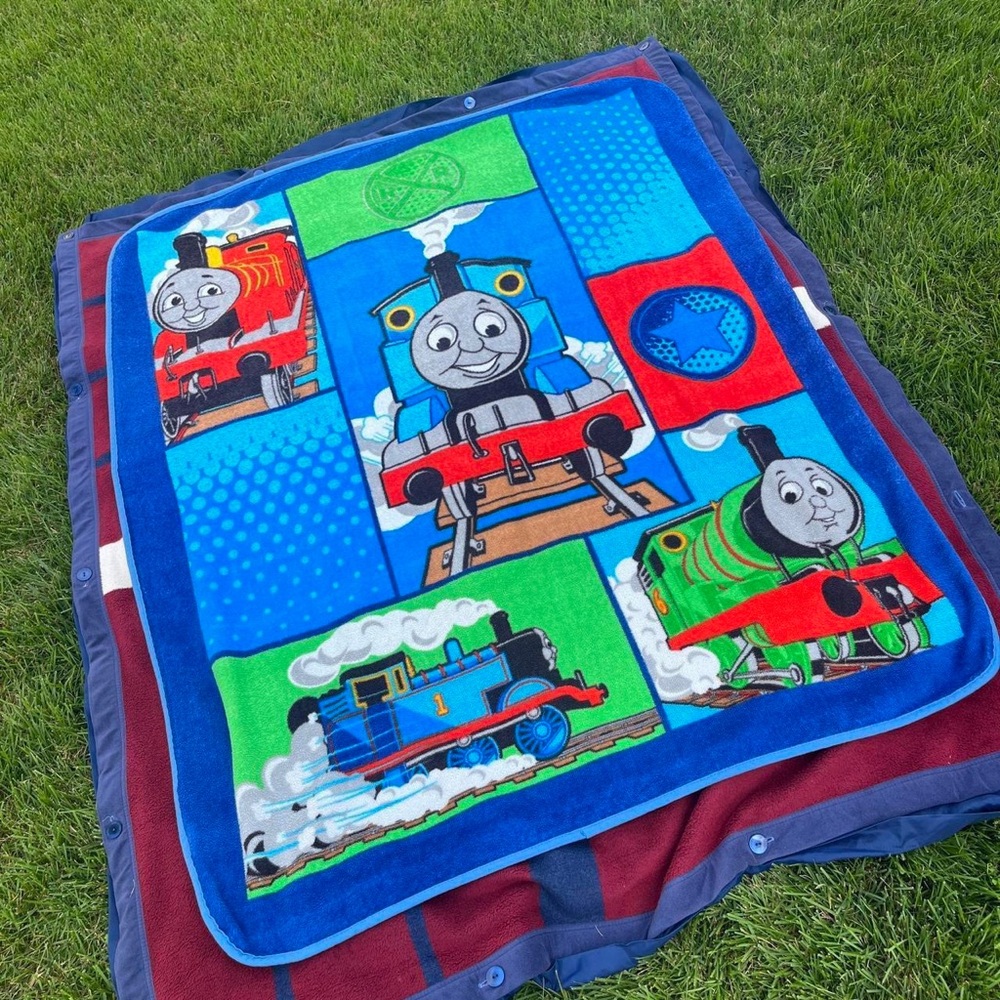 Thomas the train and friends tank engine fleece blanket 48x56.5”